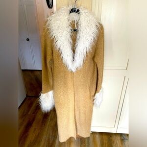 Free people fur sweater BNWOT